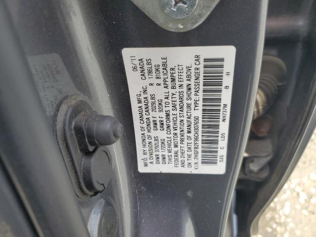 Photo 11 VIN: 2HGFB2F96CH307650 - HONDA CIVIC EXL 