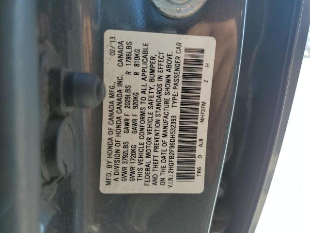 Photo 12 VIN: 2HGFB2F96DH532393 - HONDA CIVIC EXL 