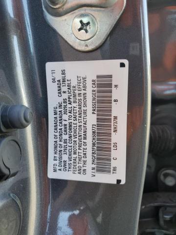 Photo 9 VIN: 2HGFB2F98CH508773 - HONDA CIVIC EXL 