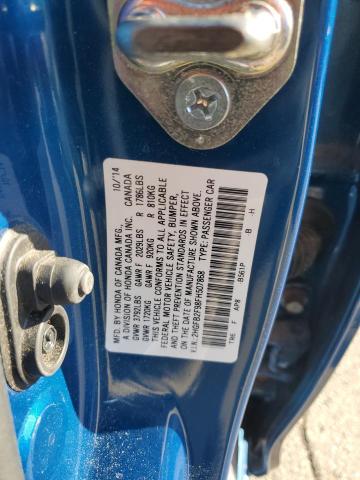 Photo 11 VIN: 2HGFB2F98FH507868 - HONDA CIVIC EXL 