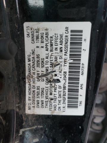 Photo 11 VIN: 2HGFB2F98FH535458 - HONDA CIVIC 