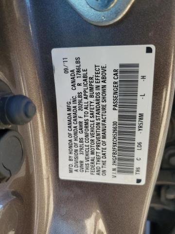 Photo 11 VIN: 2HGFB2F9XCH526630 - HONDA CIVIC 