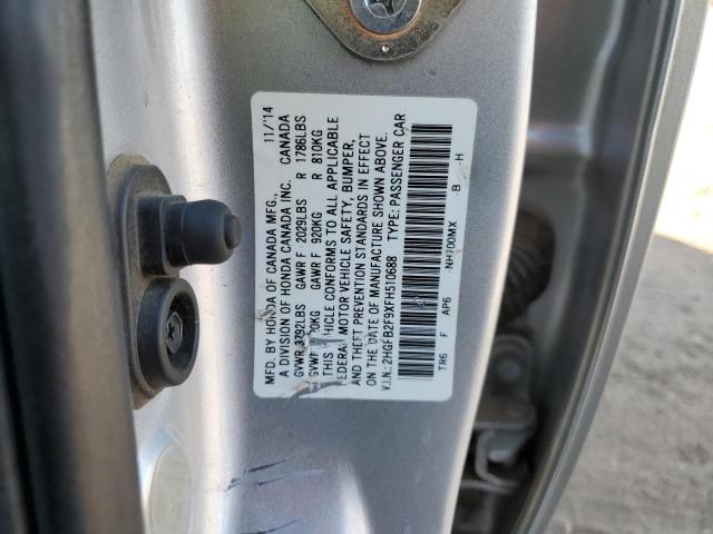 Photo 11 VIN: 2HGFB2F9XFH510688 - HONDA CIVIC 