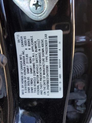 Photo 11 VIN: 2HGFB6E51DH702083 - HONDA CIVIC SI 