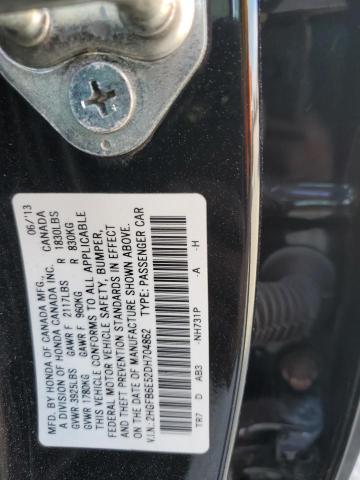 Photo 11 VIN: 2HGFB6E52DH704862 - HONDA CIVIC SDN 