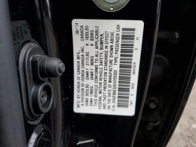 Photo 11 VIN: 2HGFB6E52EH705303 - HONDA CIVIC SI 