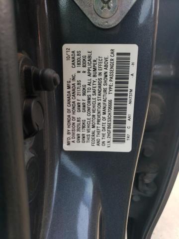 Photo 11 VIN: 2HGFB6E53CH706666 - HONDA CIVIC 