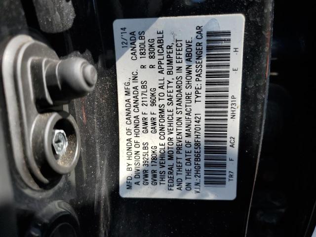 Photo 11 VIN: 2HGFB6E58FH701421 - HONDA CIVIC SI 