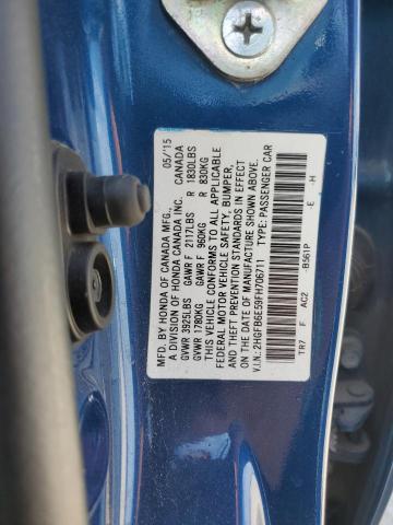 Photo 11 VIN: 2HGFB6E59FH706711 - HONDA CIVIC SI 