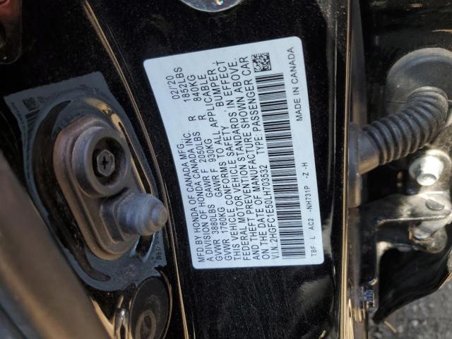 Photo 12 VIN: 2HGFC1E50LH703532 - HONDA CIVIC SI 