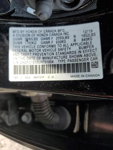 Photo 11 VIN: 2HGFC1E55LH701954 - HONDA CIVIC SI 