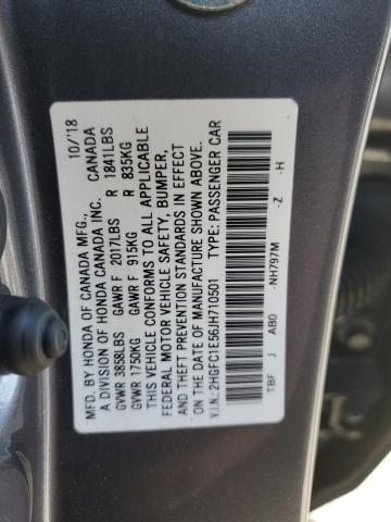 Photo 11 VIN: 2HGFC1E56JH710501 - HONDA CIVIC 