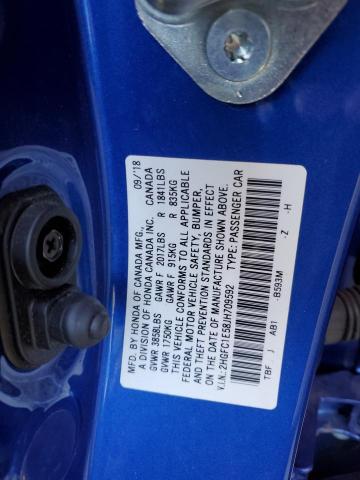 Photo 12 VIN: 2HGFC1E58JH709592 - HONDA CIVIC SI 