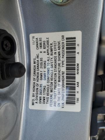 Photo 11 VIN: 2HGFC1F30HH634782 - HONDA CIVIC 