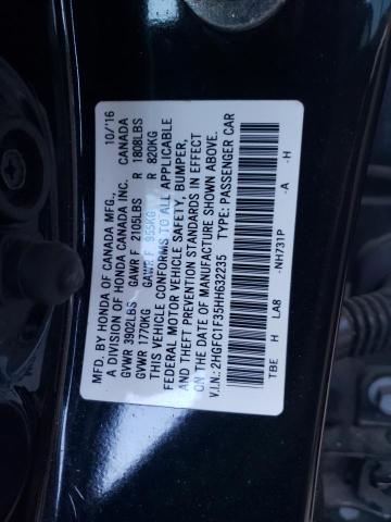 Photo 11 VIN: 2HGFC1F35HH632235 - HONDA CIVIC 