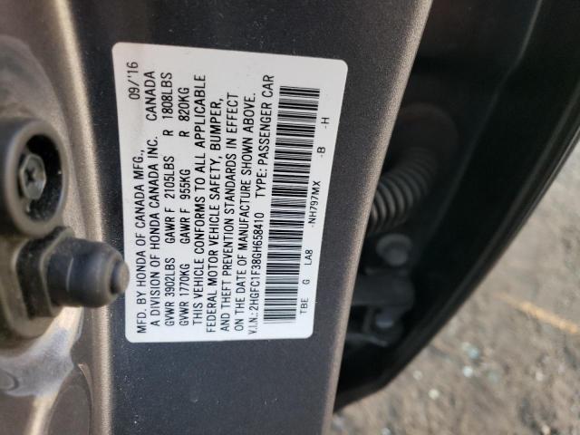 Photo 11 VIN: 2HGFC1F38GH658410 - HONDA CIVIC 