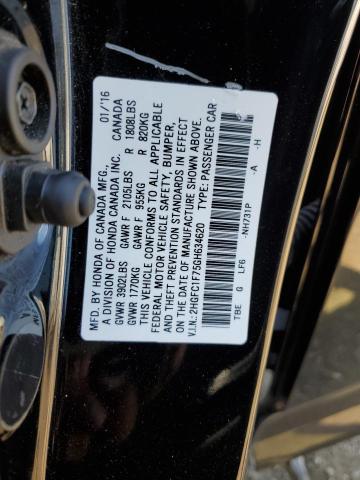 Photo 11 VIN: 2HGFC1F75GH634620 - HONDA CIVIC EXL 