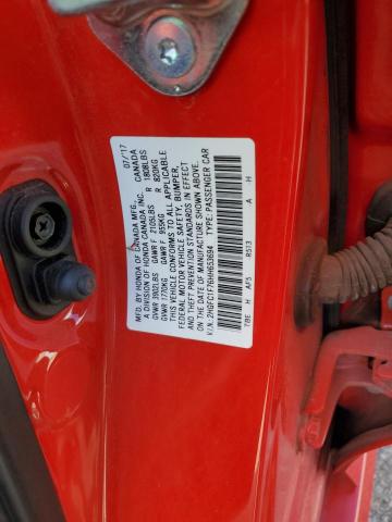 Photo 11 VIN: 2HGFC1F76HH653694 - HONDA CIVIC EXL 