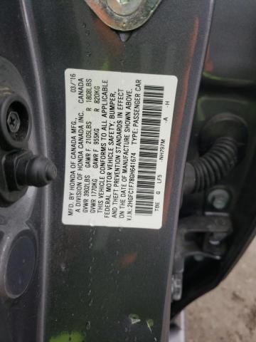 Photo 11 VIN: 2HGFC1F78GH641674 - HONDA CIVIC EXL 