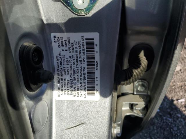 Photo 11 VIN: 2HGFC1F79HH637716 - HONDA CIVIC EXL 