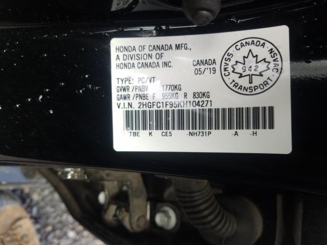 Photo 8 VIN: 2HGFC1F95KH104271 - HONDA CIVIC 