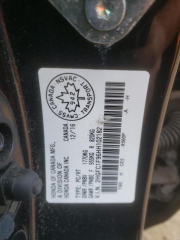 Photo 12 VIN: 2HGFC1F96HH102182 - HONDA CIVIC 