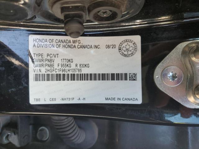 Photo 11 VIN: 2HGFC1F96LH105785 - HONDA CIVIC 