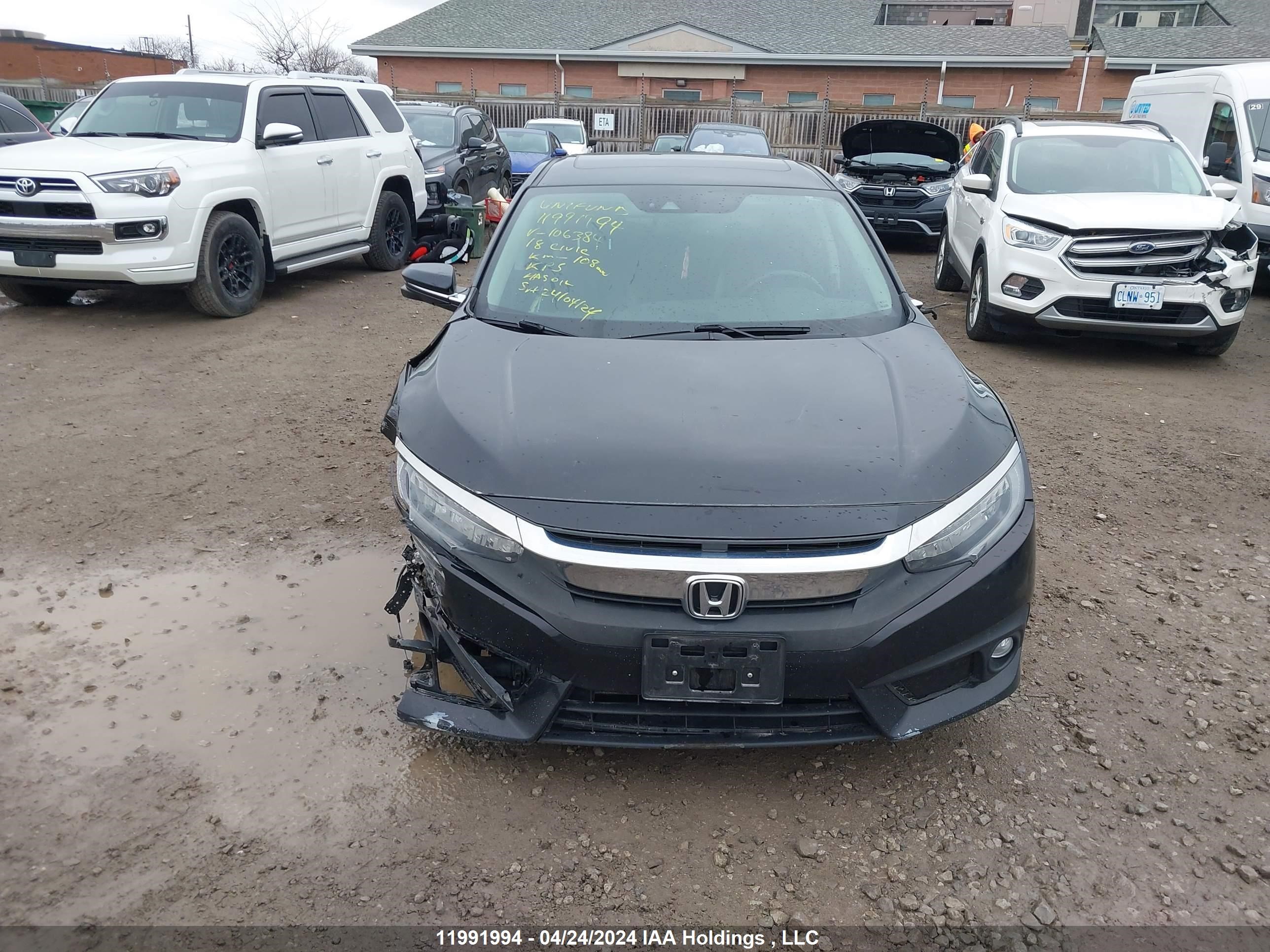 Photo 12 VIN: 2HGFC1F98JH106384 - HONDA CIVIC 