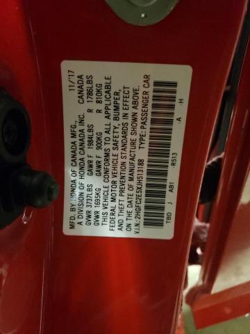 Photo 11 VIN: 2HGFC2E5XJH513188 - HONDA CIVIC LX 