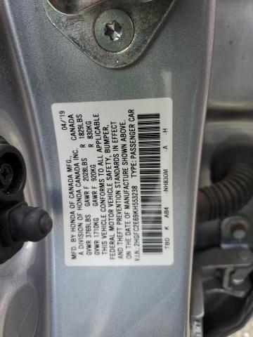 Photo 11 VIN: 2HGFC2E69KH553238 - HONDA CIVIC 