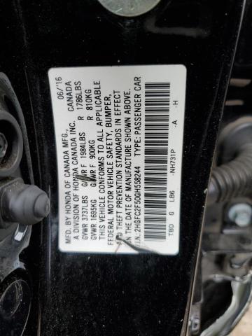 Photo 11 VIN: 2HGFC2F50GH558244 - HONDA CIVIC LX 