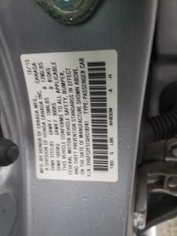 Photo 12 VIN: 2HGFC2F51GH518741 - HONDA CIVIC LX 