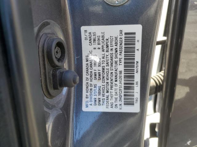 Photo 11 VIN: 2HGFC2F51JH526166 - HONDA CIVIC LX 