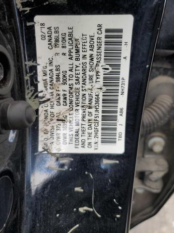 Photo 11 VIN: 2HGFC2F51JH536647 - HONDA CIVIC 