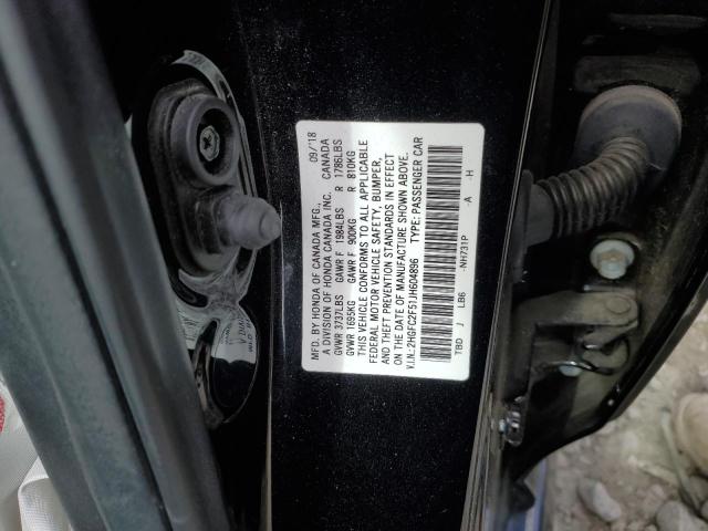 Photo 11 VIN: 2HGFC2F51JH604896 - HONDA CIVIC LX 