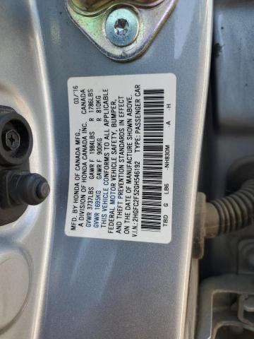 Photo 11 VIN: 2HGFC2F52GH546192 - HONDA CIVIC 