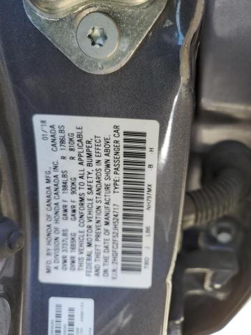 Photo 11 VIN: 2HGFC2F52JH524717 - HONDA CIVIC 