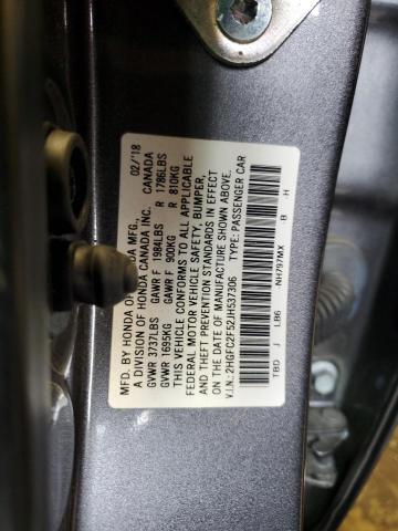 Photo 12 VIN: 2HGFC2F52JH537306 - HONDA CIVIC 