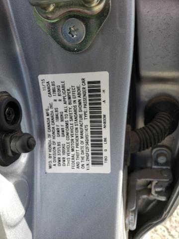 Photo 11 VIN: 2HGFC2F54GH511475 - HONDA CIVIC 