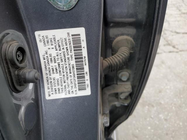 Photo 11 VIN: 2HGFC2F54GH570865 - HONDA CIVIC LX 