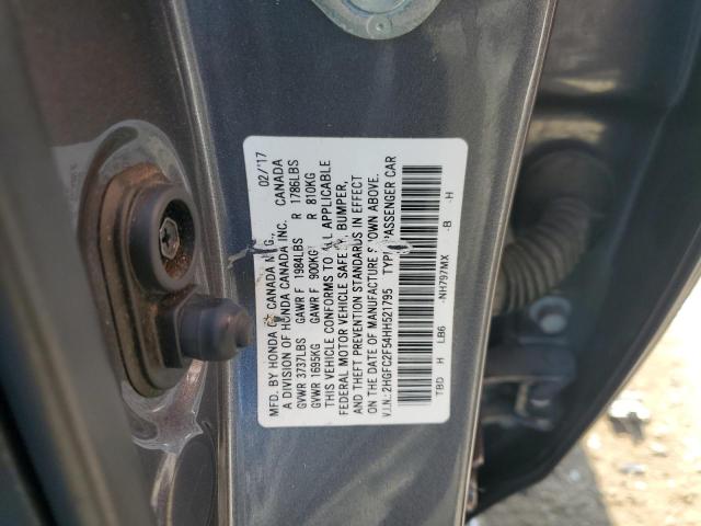 Photo 11 VIN: 2HGFC2F54HH521795 - HONDA CIVIC 