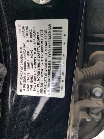 Photo 11 VIN: 2HGFC2F54HH526639 - HONDA CIVIC 