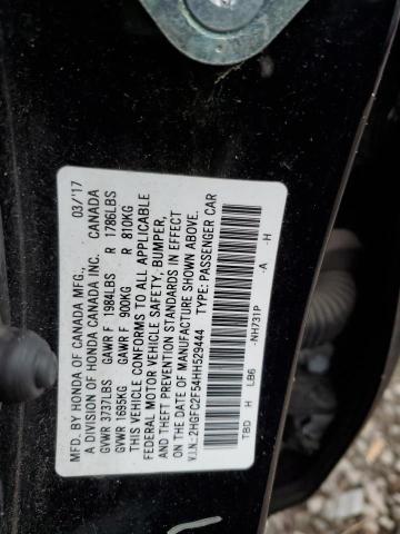 Photo 11 VIN: 2HGFC2F54HH529444 - HONDA CIVIC 