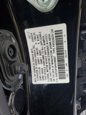 Photo 11 VIN: 2HGFC2F54HH546907 - HONDA CIVIC LX 