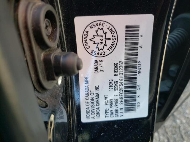 Photo 11 VIN: 2HGFC2F54KH012362 - HONDA CIVIC LX 