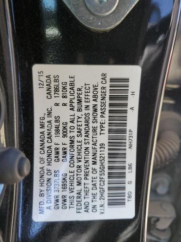 Photo 11 VIN: 2HGFC2F55GH521139 - HONDA CIVIC LX 