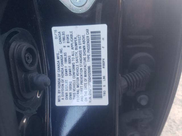 Photo 9 VIN: 2HGFC2F55GH526986 - HONDA CIVIC LX 