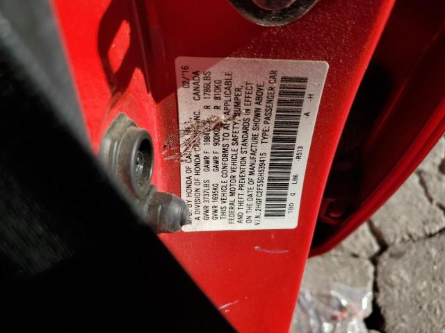 Photo 11 VIN: 2HGFC2F55GH539415 - HONDA CIVIC 