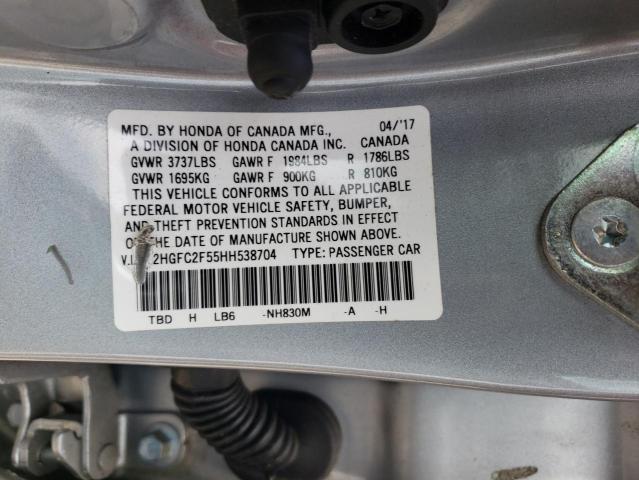 Photo 11 VIN: 2HGFC2F55HH538704 - HONDA CIVIC 