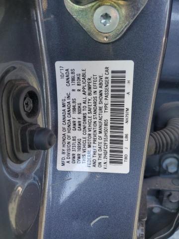 Photo 11 VIN: 2HGFC2F55JH501805 - HONDA CIVIC LX 